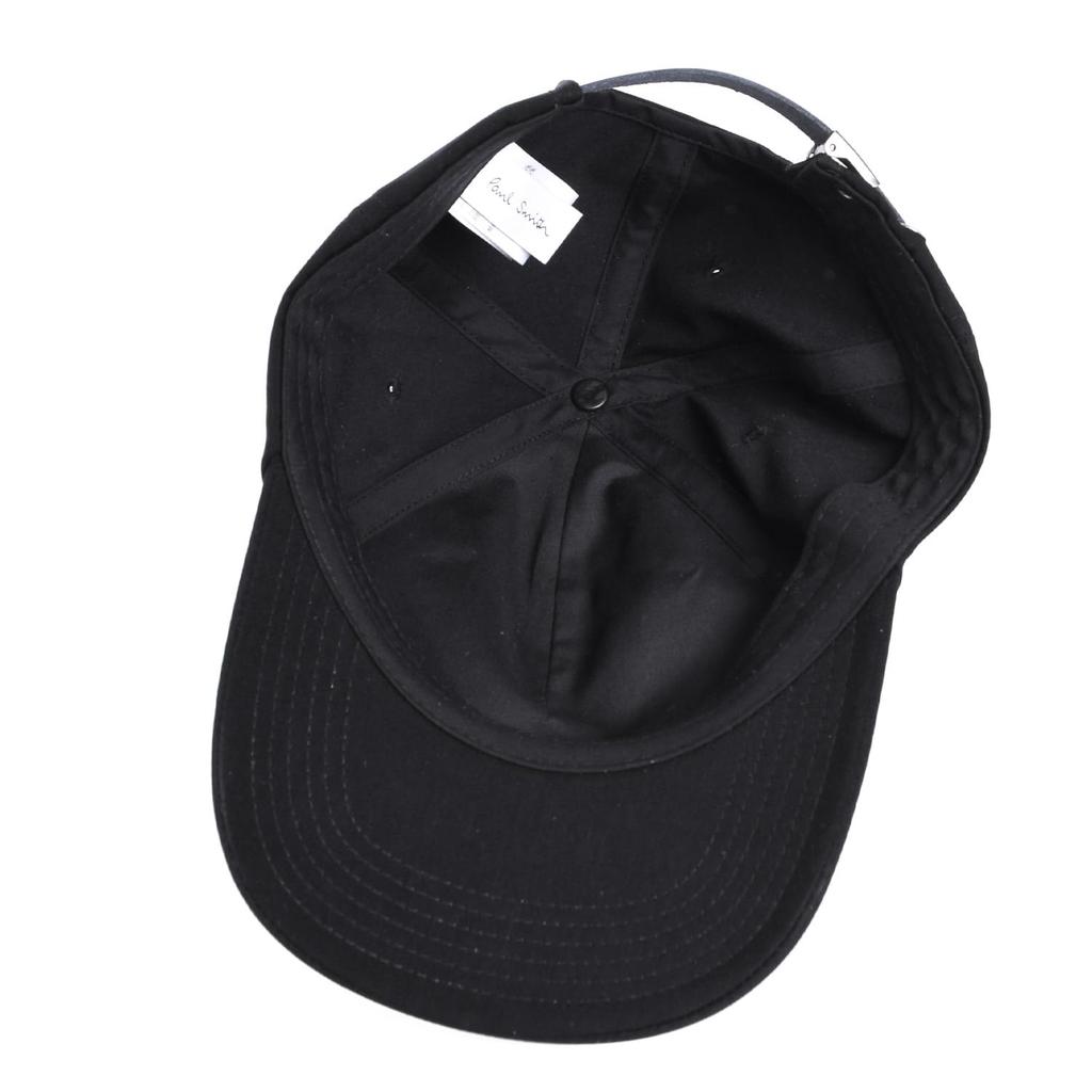 [Paul Smith] Cap Hat Drawing Logo Baseball Cap with Adjuster (JP, Alphabet, Free Size, Black) [Product]