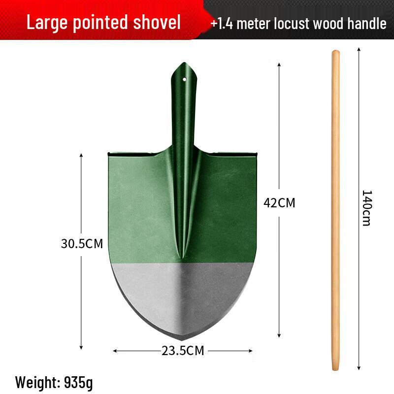 Pansword Manganese Steel Garden Shovel