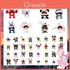 Monchhichi Pendant Cute Cartoon Couple Plush Keychain Accessory**