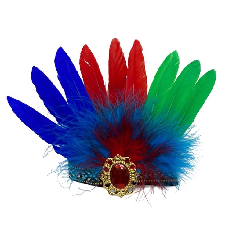 Feather Hairband Offering Comfort And Style Fashion Hairband For Bohemian Enthusiasts Attending Festivals Or Casual