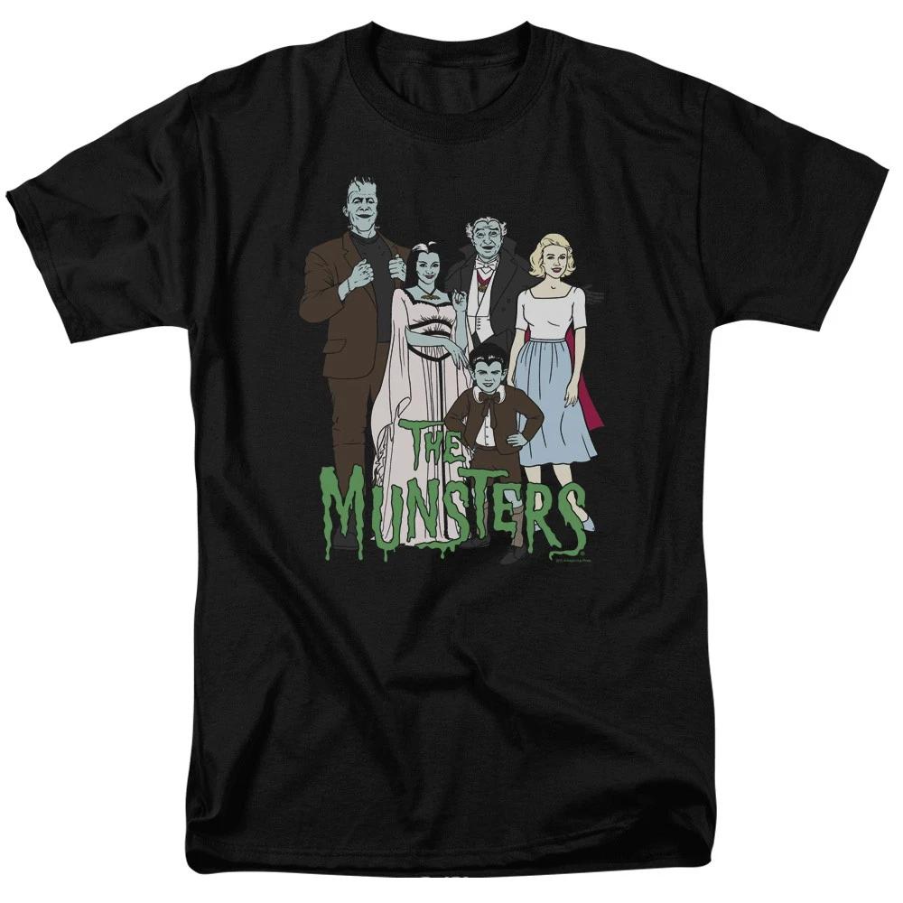 The Munsters - The Family - Unisex Short Sleeve Children s T-shirt - Black 110