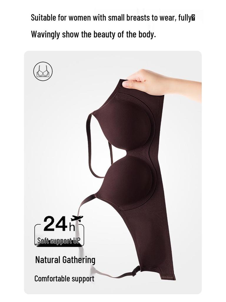 Push-Up Seamless Bra: Enhanced Lift & Support, Anti-Spillage, Anti-Sag, Side Support for Fuller, Rounder Look.