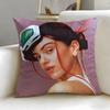 Popular Singer ROSALIA Cushion Cover Soft  EasyWash Pillow Case  Versatile for Couch Bed Travel and Office