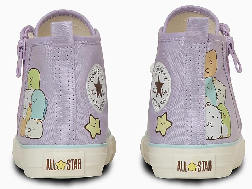 Converse All Star N Sumikkogurashi Z HI Lavender Size Cm Kids' Sneakers, 17.0