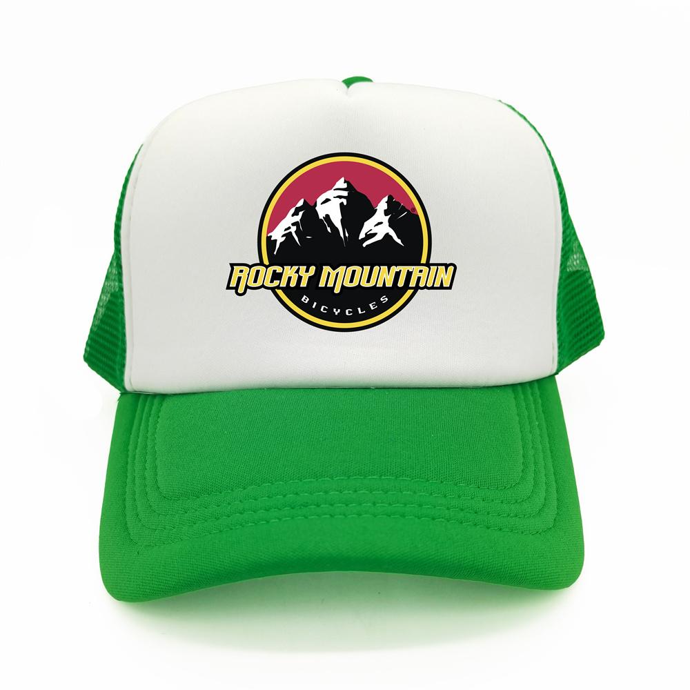 Rocky Mountain Bike Trucker Cap Unisex Funny Rocky Mountain Hat Baseball Cap Cool Summer Unisex Mesh Net Caps