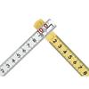 Shinwa Sokutei Fiber Folding Ruler, 10 Folds, cm Display, 2m, 78841