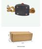 Brass Car Battery Disconnect Switch for 12V/24V, 15-17mm Negative Terminal.