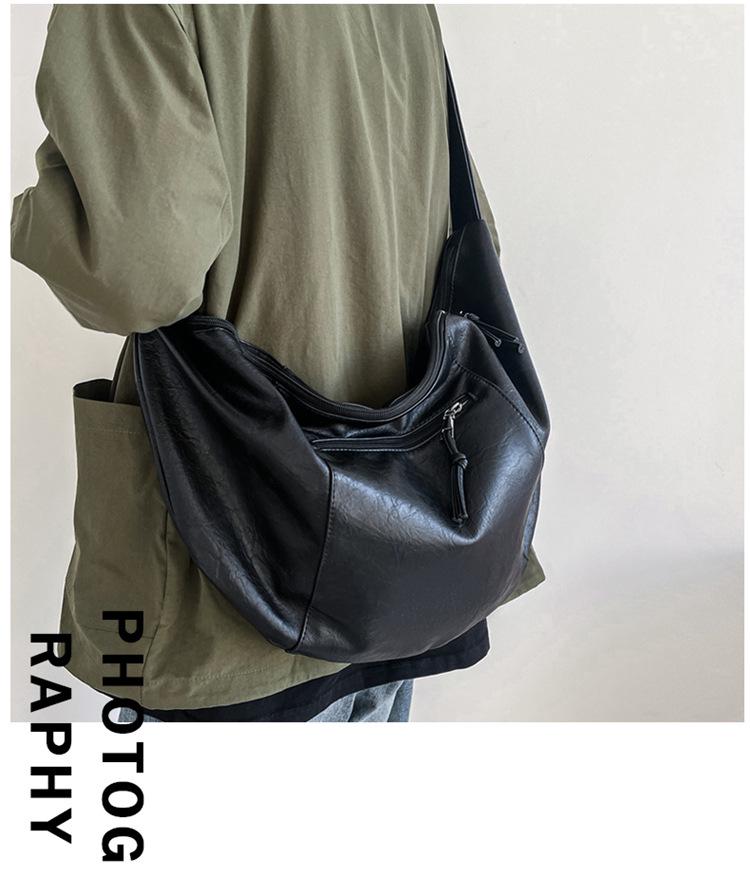 Męska torba motocyklowa o dużej pojemności - Modna torba crossbody i na ramię do fitnessu i na co dzień