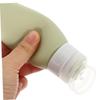 4Pcs/Set Soft Silicone Travel Bottle Empty Refillable Lotion Bottle  Sub-bottling Tool