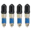 4 PCS Bleeder Valve, Brake Bleeder Screws, Quick Bleeders with Dust Caps M8x1.25