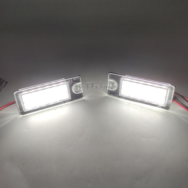 LED License Plate Light Compatible with Volvo S60 S80 XC90 XC70 V70 S60L High Quality Car Accessories tallation Kit Easy DIY