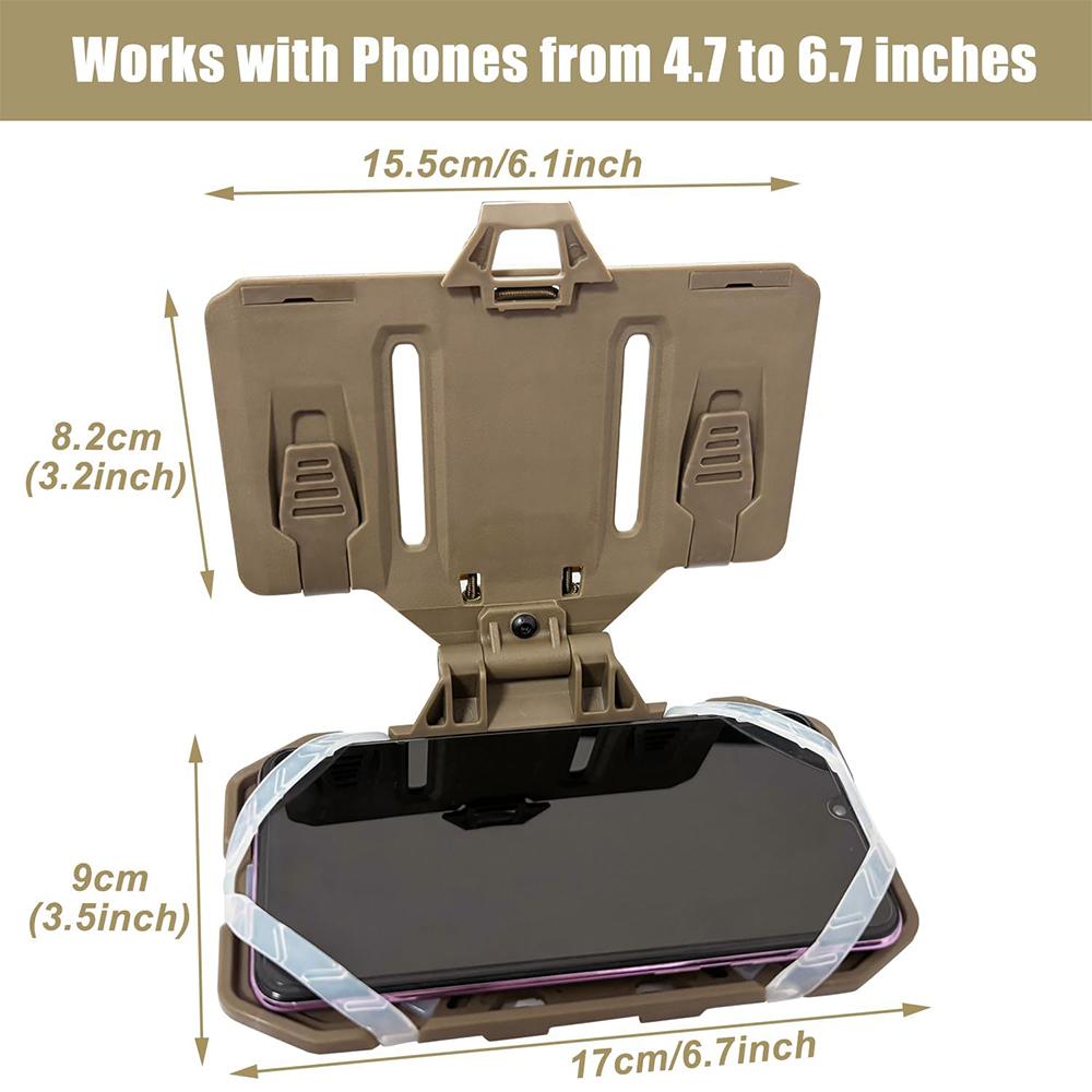 Tactical MOLLE Phone Holder, Folding Navigation Board, Cellphone Hold Gear, Airsoft Hunting Vest Accessories, Flip Lite