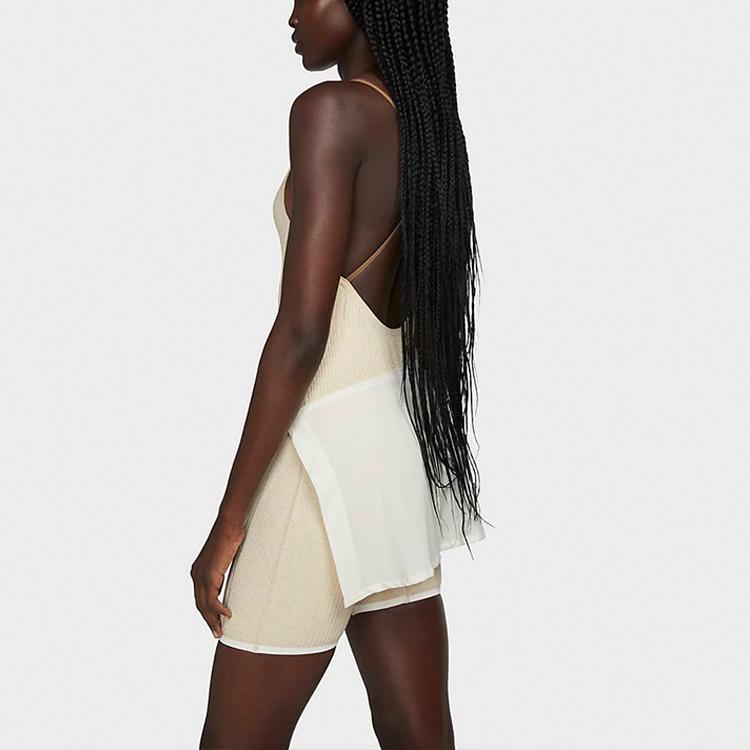 Nike X Jacquemus Le Body Short Off White Women Tops Cream DN3234-221