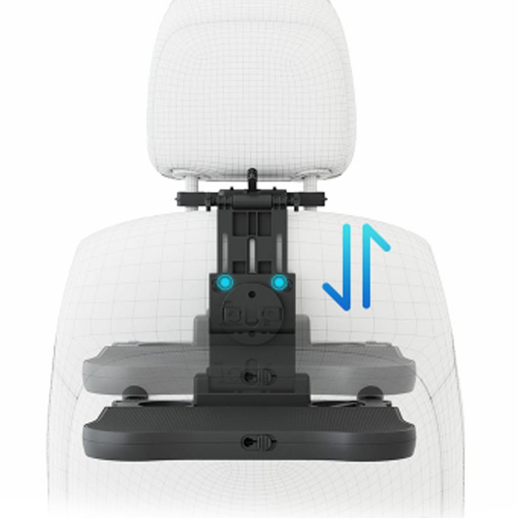 Car Backseat Tray Table Seat Back Laptop Desk Multifunctional with Phone Drink Holder for Eating for Rear Passenger for Working