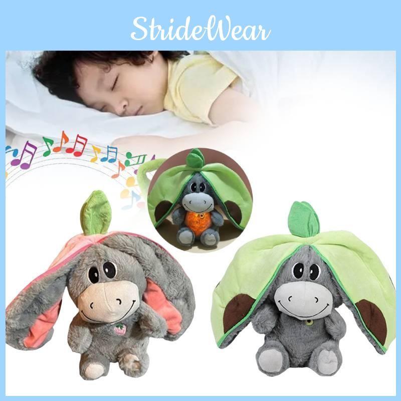 Breathing Anxiety Relief Avocado Strawberry Donkey Plush Toy Kids Doll Soothing