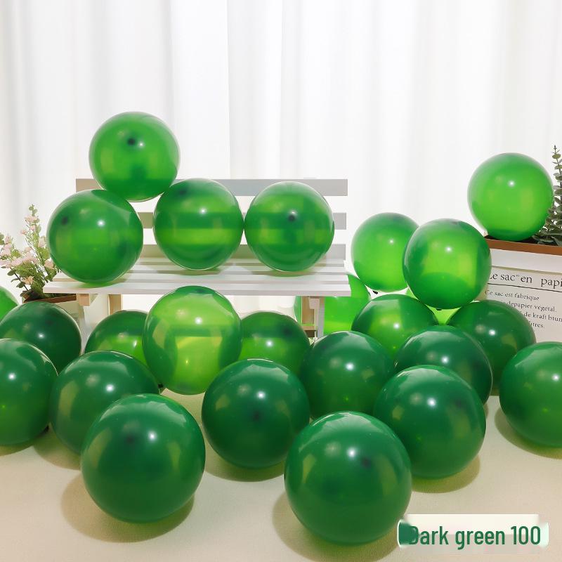 Retro Olive Green Forest Theme Graduation and Birthday Balloon Arrangement