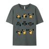 2024 New T Shirt Lifting Pugs Vintage Tshirt Unisex Cotton Tshirts Anime Printed Tee Shirts Oversized T Shirt Unisex