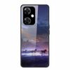 Personalisierte bunte Landschafts-Handyhülle mit gehärtetem Glas für OnePlus NORD CE 3 5G