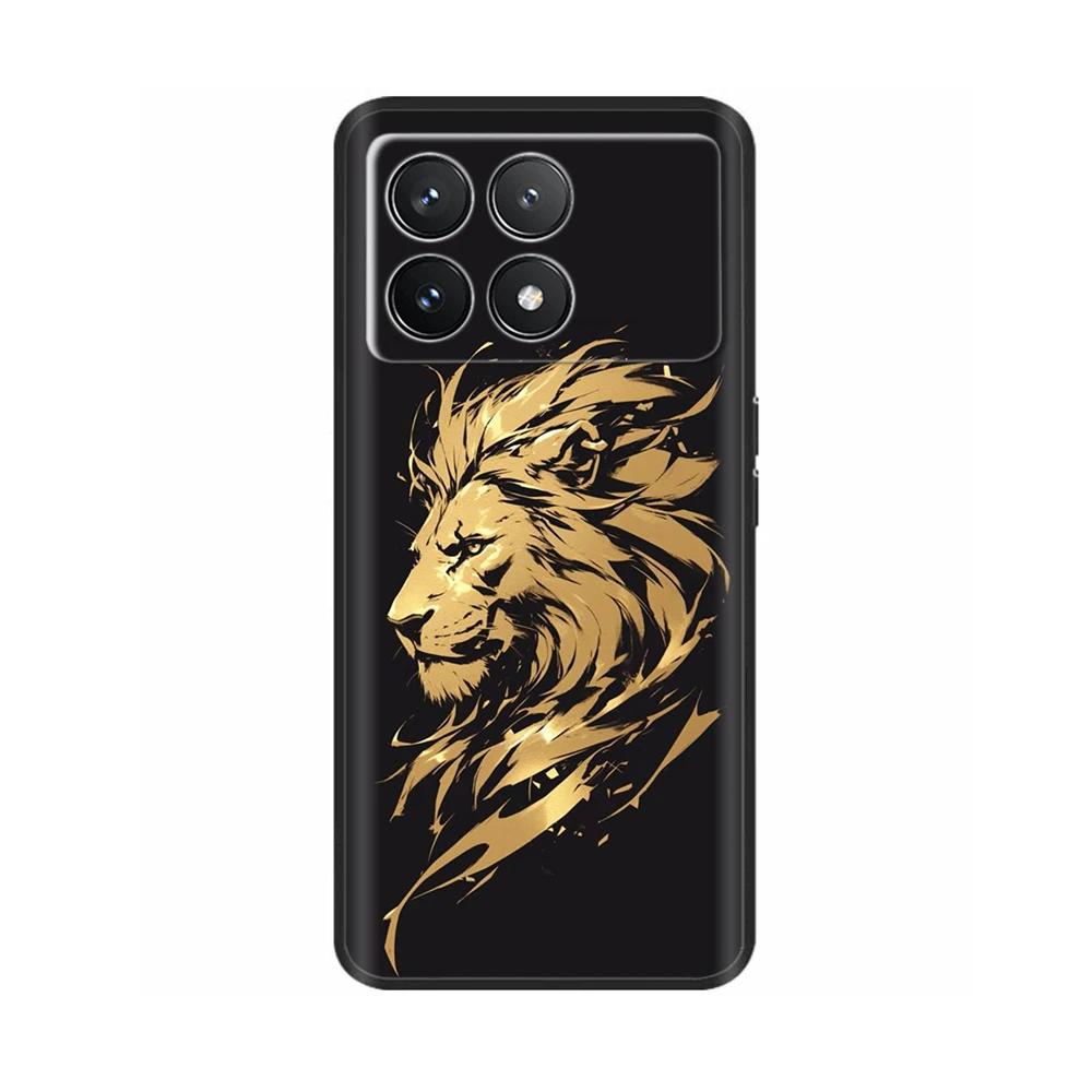 For Xiaomi Poco F6 Pro Case Cover For Xiaomi Poco F6 Pro 5G Phone Cover Cool Sweet Soft Smooth Liquid Silicone Fundas Shells