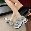 Retro Soft-soled Shoes Women's Summer Small Thick-soled Heightening Breathable Casual Versatile Student Sports Shoes