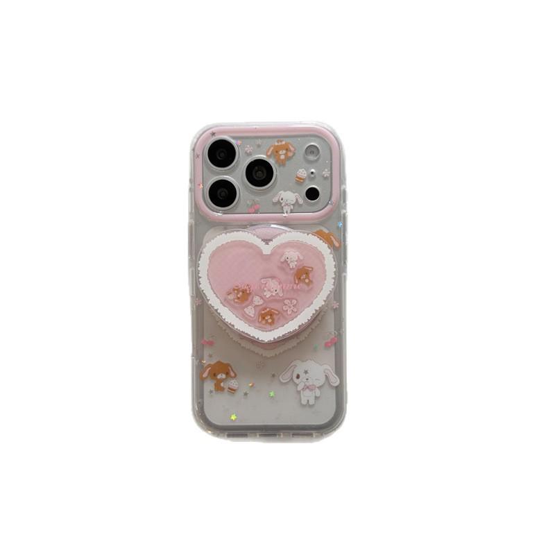 Sparkly Bunny Dessert Magnetic Phone Case for iPhone 17/16 Pro Max/15 Pro