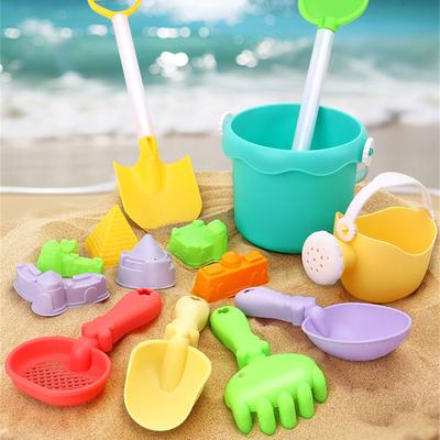 Outdoor Sand Activity Sand Play Set with Sand Tool Ergonomic Grips Shovel SandCastle Toy For Early Childhood Creativity