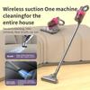 4 in 1 Kabelloser Staubsauger Große Saugkraft UV-Milbeninstrument Elektrischer Haushaltsmopp Handstaubsauger fürs Auto Kabelloser Reiniger