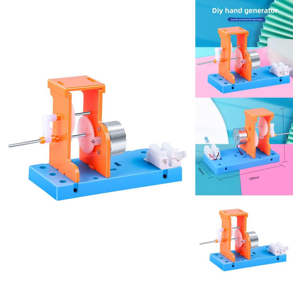 Science Experiment Handcrank Generator Diy Stem Educational Kit For Middle School Physics Projects