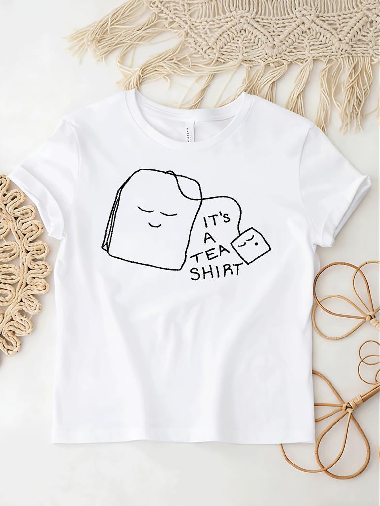 Is A Tea Shirt Pun Tea Lover Gifts Funny Slogan Tee For Unisex Unisex Unisex All Season Funny 180g Unisex All TShirt