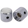 Musiclily Pro 6mm Steel Dome Guitar Knobs with White Pearl Tops and Screw Mounts for Telecaster Electric Guitars and Precision Chrome of Basses, (Set