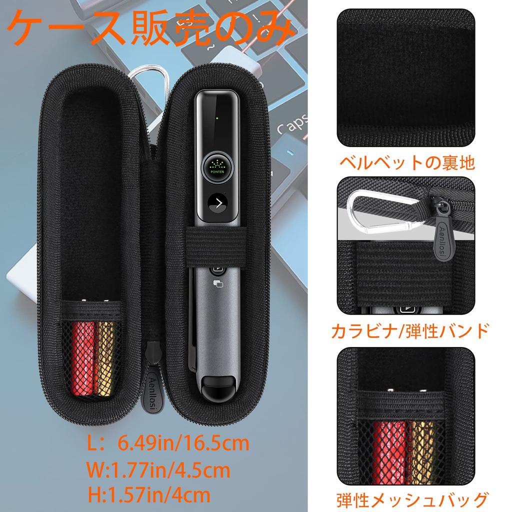 Aenllosi Protective Storage Case for Canon PR80-GC/PR1100-R Laser Pointers (Case Only)