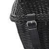 Bike Basket Tricycle Basket with Straps Portable Woven Basket Sundries Container Bicycle Front Handlebar Basket for Riding