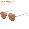 AORON Polarized Men Sunglasses Classic Pilot Driving Sun Glasses Metal Frame Mirror Lens Sunglasses Gifts