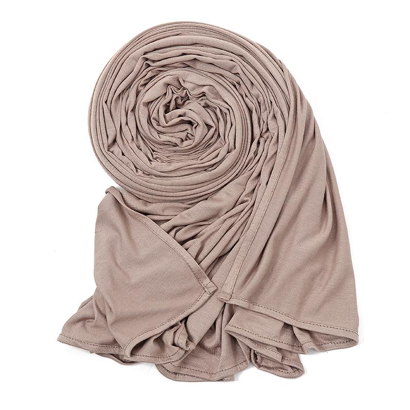 175*80Cm Big Size Modal Cotton Jersey Hijab Scarf Long Muslim Shawl Plain Soft Turban Headscarf Wraps For Women Islamic Headband