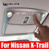 Kryt předního a zadního čtecího světla pro Nissan X-trail XTrail T32 Rogue 2014- Dekorativní interiérové ​​čtecí světlo