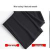 Women's High-Waist Black Wide-Leg Pants: 2026 Spring/Summer Petite Casual Drapey Long Straight Pants