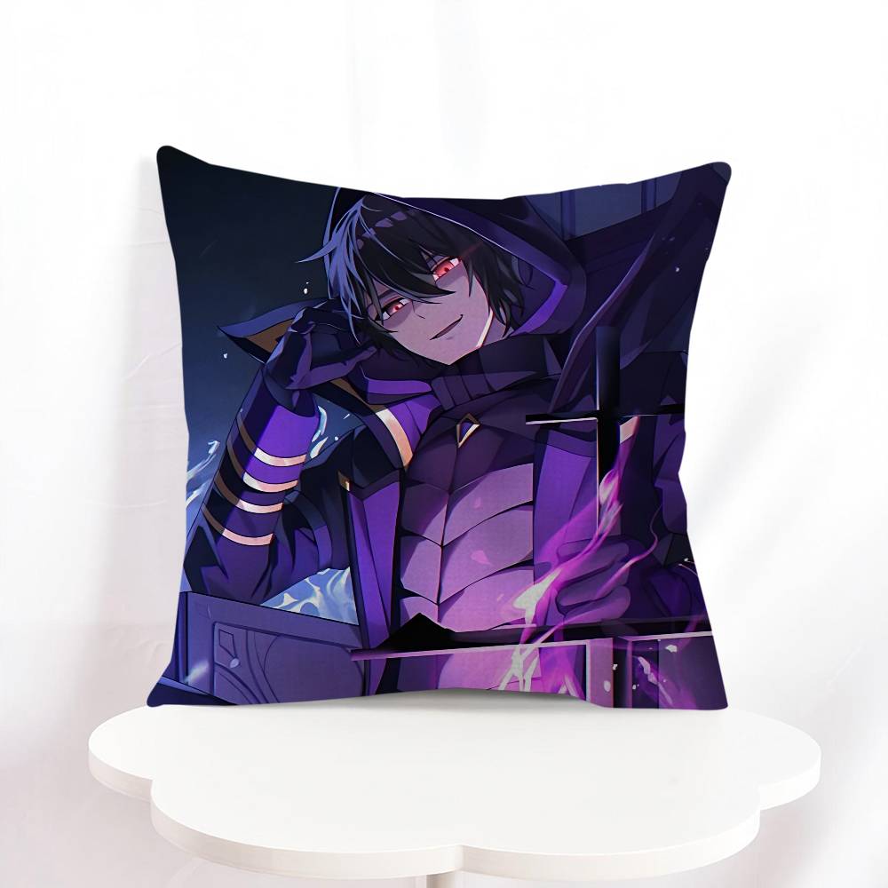 The Eminence In Shadow Cover With Short Plush Print For Living Room Sofa Decoration Cushion Cover Pillow Covers