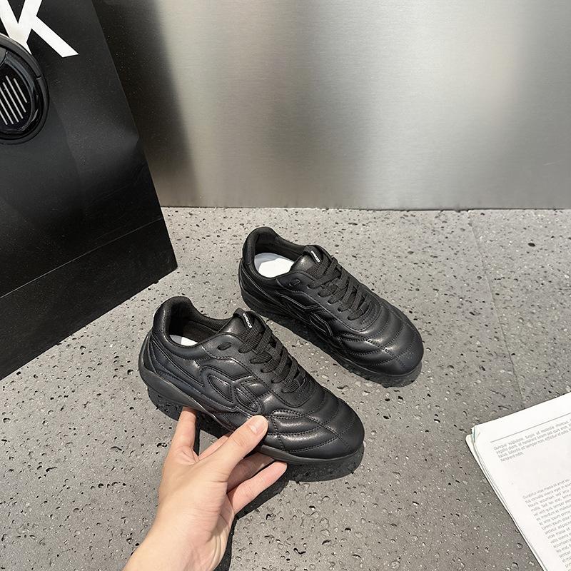 Black shoes men's shoes outdoor summer soft-soled casual shoes women's niche sports racing