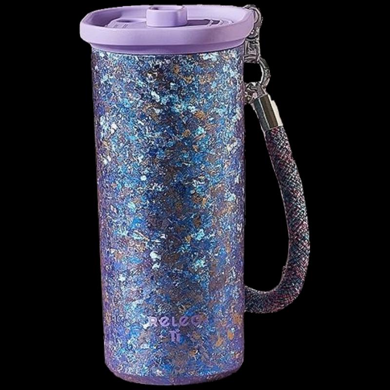 RELEA Pure Titanium Vacuum Insulated Straw Mug