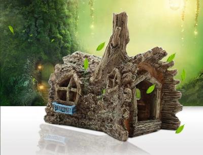 Aquarium Micro Dekoration Steingarten Retro Klettern Haustier Fisch Tank Landschaftsbau Ornamente Stein Garnelen Versteck Haus