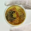 Water Margin Commemorative Medal, Metal Crafts, Colorful Gold, Four Great Classical Novels, Collectibles, Souvenirs, Small Coins as Gifts