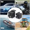 2PCS/Set 5 Pin Automotive Relay 12V 40A with Socket Wiring Harness SPDT Changeover Car Relay Kit with Black Red Copper Terminals