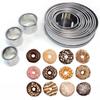11Pcs Round Cookie Biscuit Cutters Circle Pastry Cutters Baking Circle Ring Mold