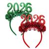 Costume Headwear Party Headwear Glitter Headpieces With 2026 Number New Year Hair Band  For Women Costume Birthday Events Home