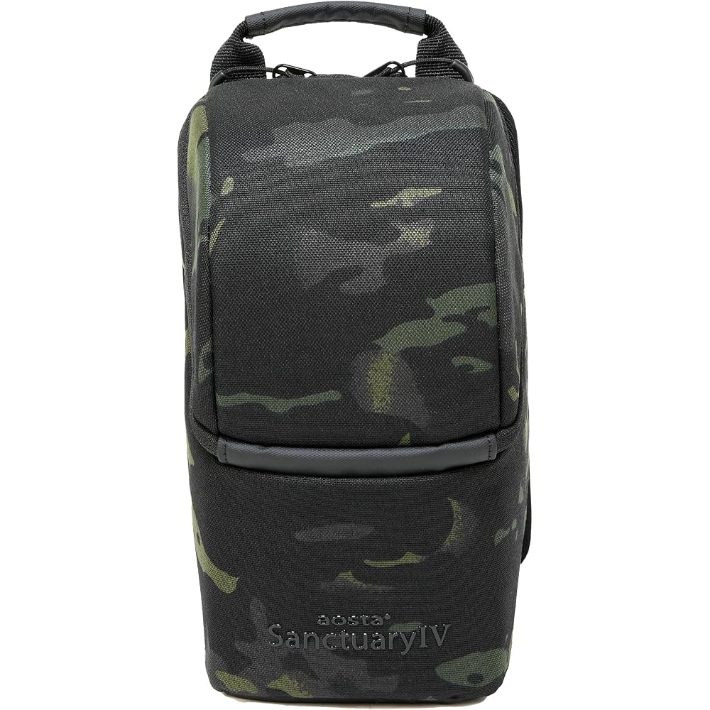 Kenko Aosta Sanctuary IV Lens Case, Large, Multi-Camouflage, for Telephoto Zoom Lenses, MOLLE System Compatible, AOC-ST4LB L_MTCF