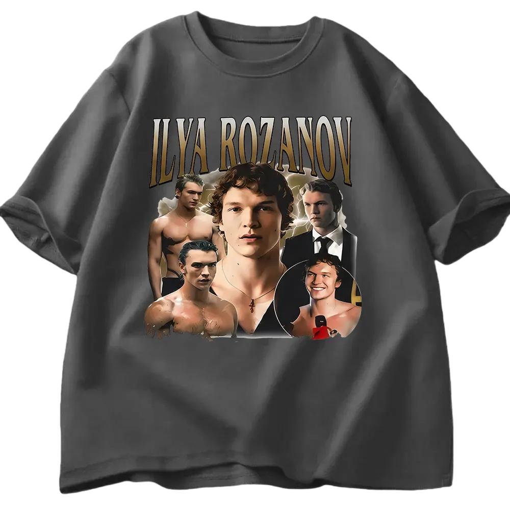 

Rivalry Heated Ilya Rozanov Graphic T-shirts 2026 Summer New Unisex s Women s Clothing Luxury Fashion Harajuku Pure Cotton T-shirt 4XL