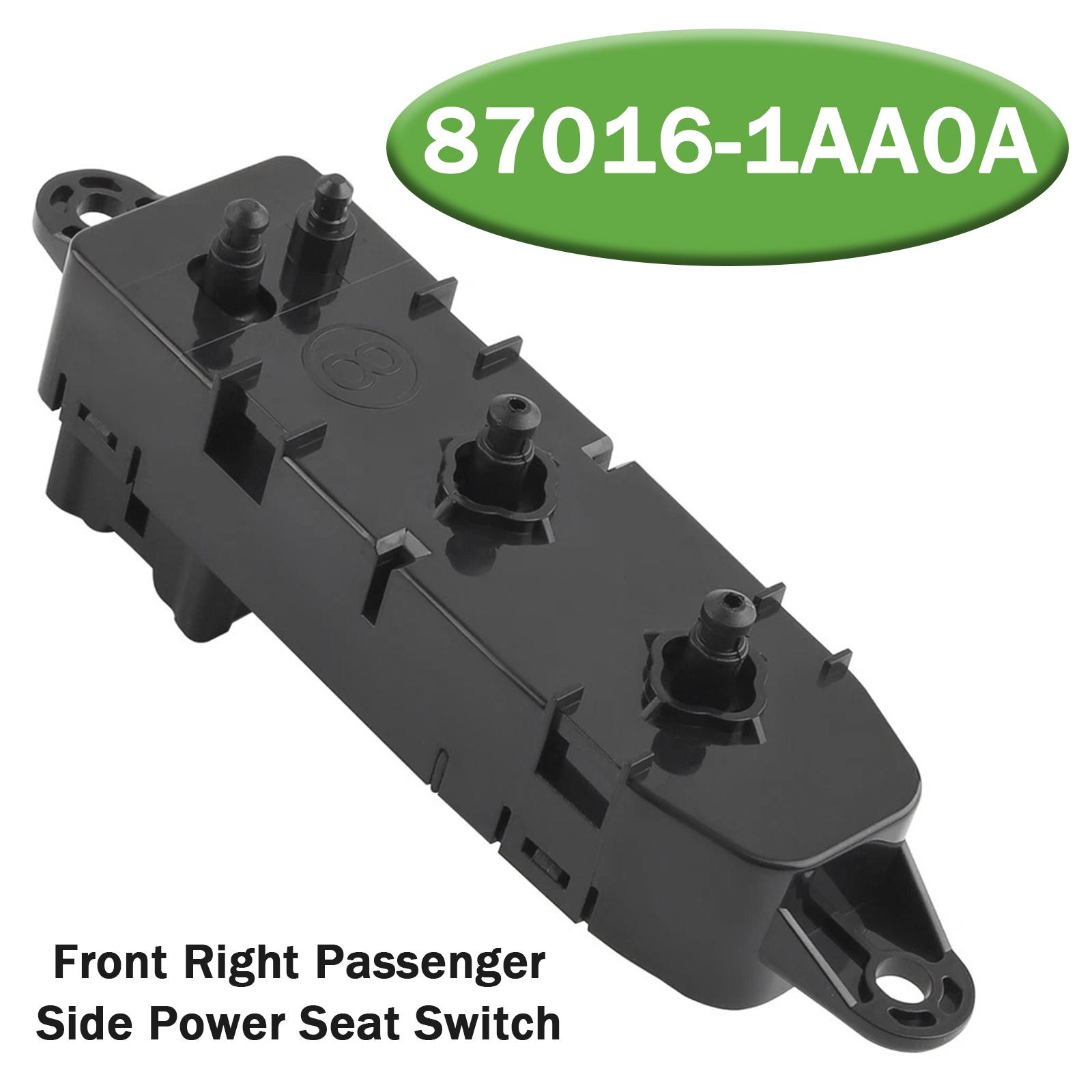 

Front Right Passenger Side Power Seat Switch 87016-1AA0A for Nissan 2009-2013
