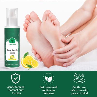 120ml Fußduschgel, Sanfte Reinigung, Erfrischend, Feuchtigkeitsspendend und Lang anhaltend für Fußhaut