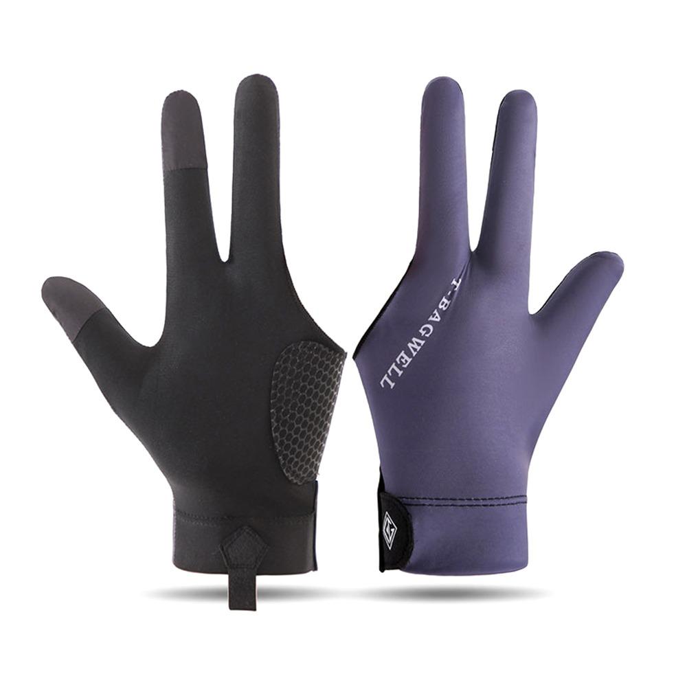 

Non Slip Billiards Glove Left Hand Billiard Training Gloves Fitness Accessories синий