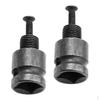 2pcs Professional Drill Chuck Adaptor for Conversion 1/2 Durable Converters Tool